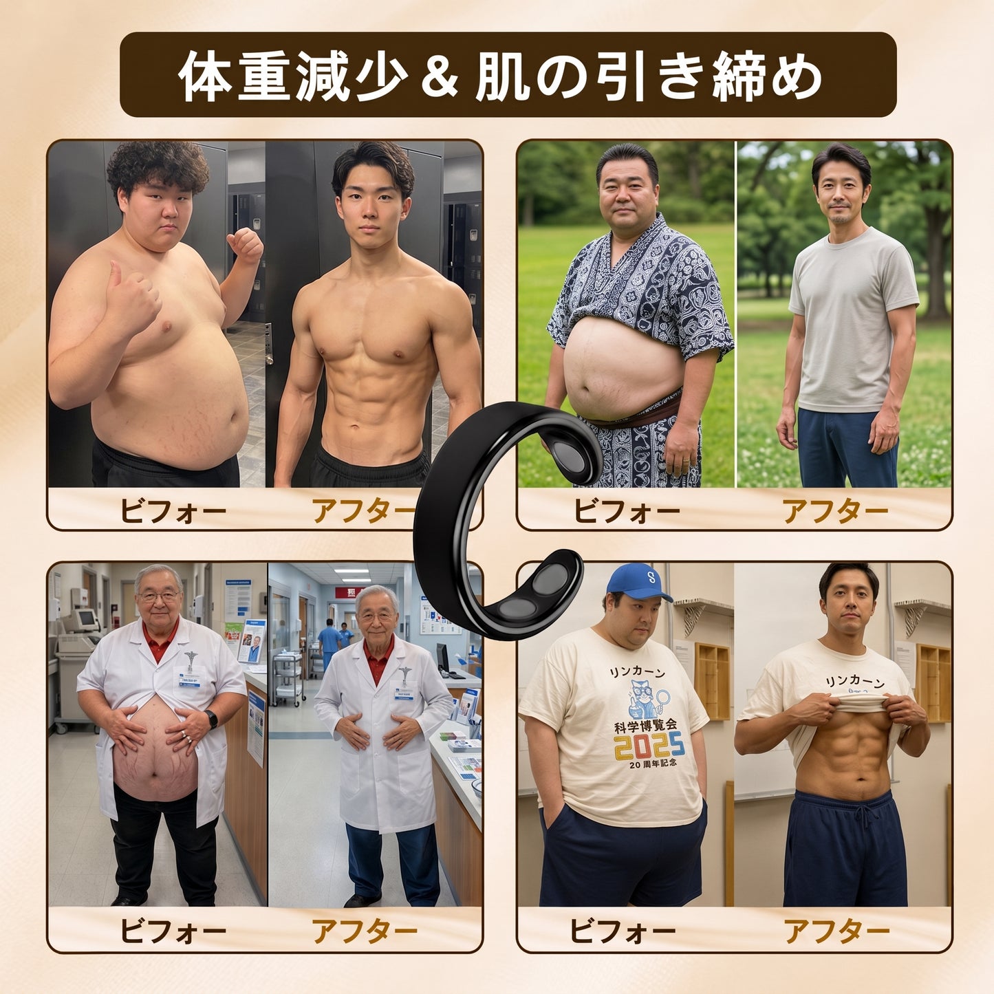 【2026年革新テクノロジー・今だけ80%OFF】✅ Resupe® スリミング・メタボリズム磁気リング：3つのコア技術で毎日の代謝をサポート。1日たった30分の装着で、体重管理＆めぐり・リンパの流れをサポート。さらに、関節の快適さ、質の良い睡眠、頭のスッキリ感までトータルケア。